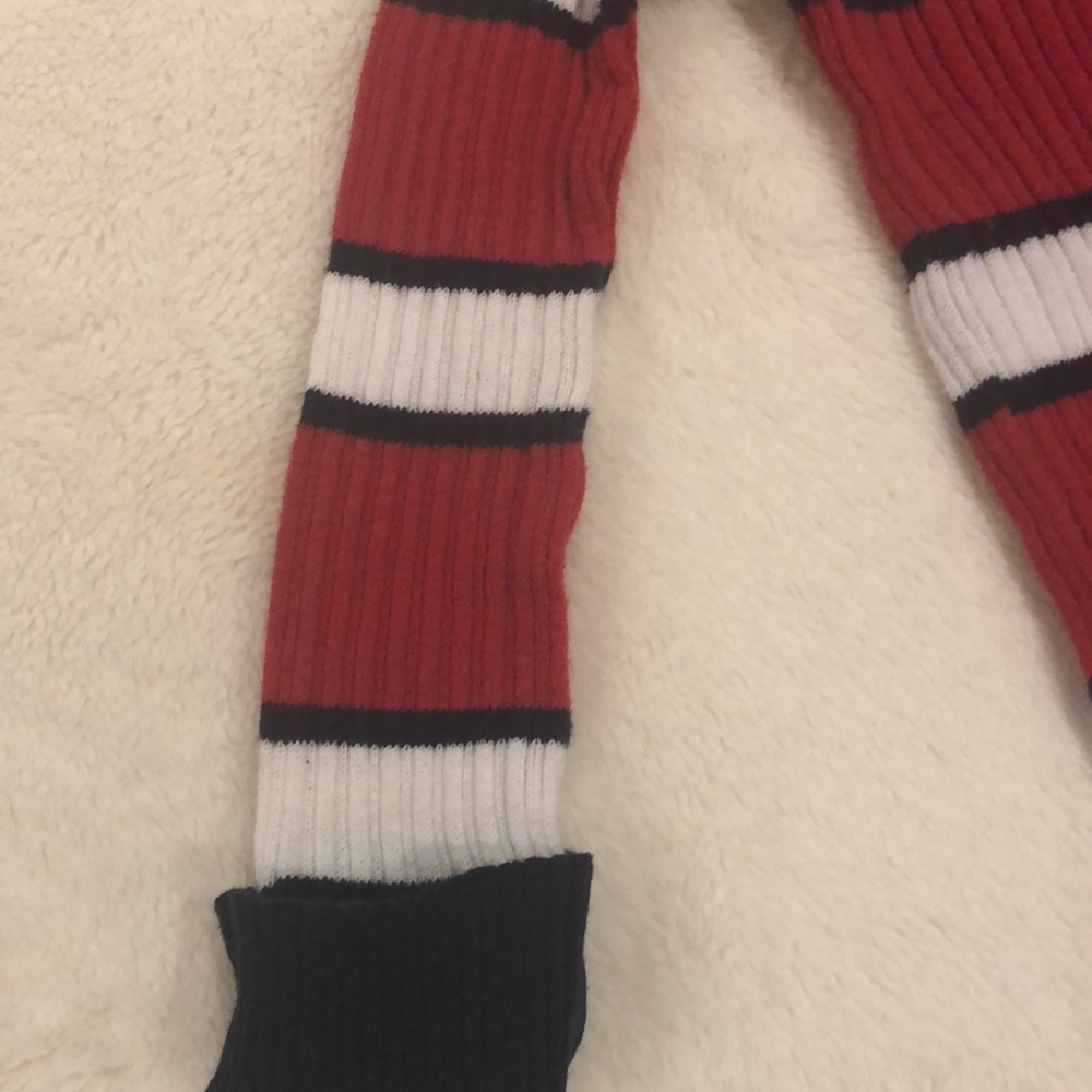 Red, White and Blue Striped Justice Sweater - Picture 3 of 4